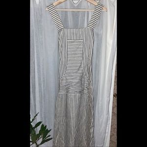 overalls linen dress